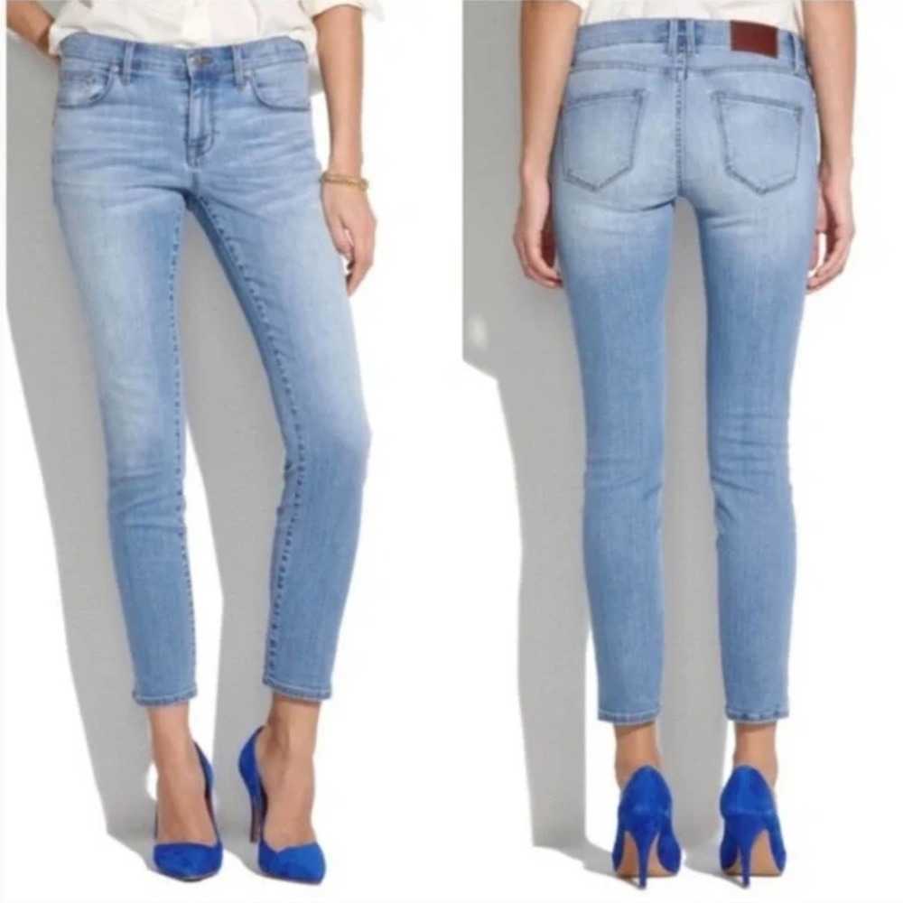 Madewell Lyndon Skinny Skinny Jeans Light Wash